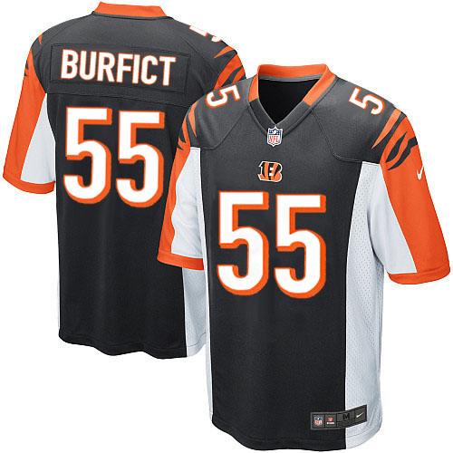 Youth Limited Vontaze Burfict Nike Jersey Black Home - #55 NFL Cincinnati Bengals